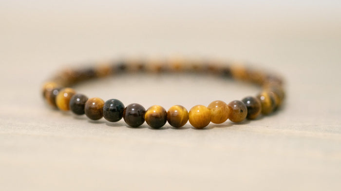 tiger eye jewelry energy healing crystal bracelets stacking crystal beads for women