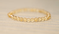 citrine crystal stacking bracelets for women small gemstone bracelet beaded jewelry manifestation energy bracelet