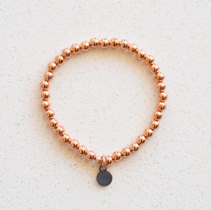 copper healing bracelet beaded stacking gemstone bracelets for women copper crystals