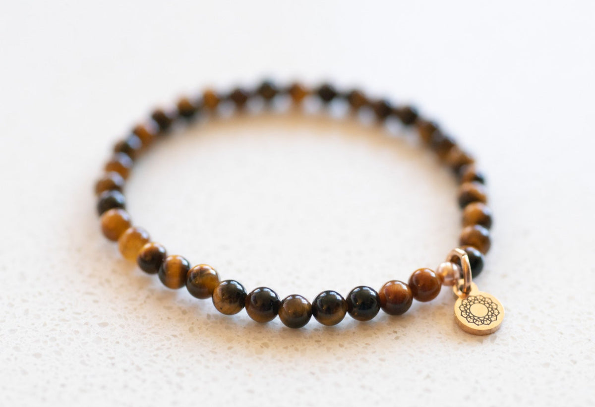 tiger eye jewelry energy healing crystal bracelets stacking crystal beads for women