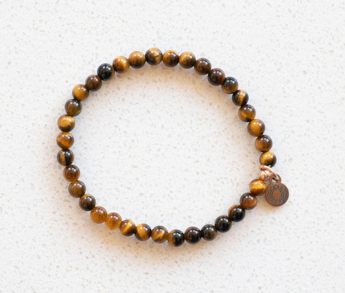 tiger eye jewelry energy healing crystal bracelets stacking crystal beads for women