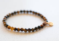 tiger eye jewelry energy healing crystal bracelets stacking crystal beads for women