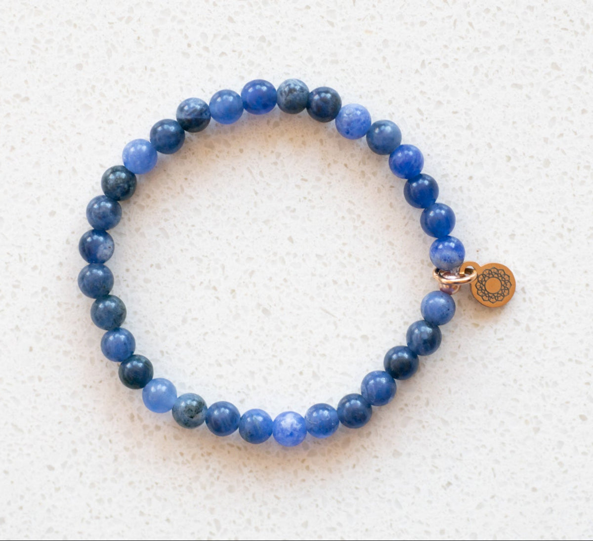 sodalite jewelry blue gemstone energy healing stacking bracelets for women chakra clearing crystals