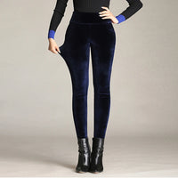 velvet pants women's velvety leggings winter pants for women long tight velvet trousers