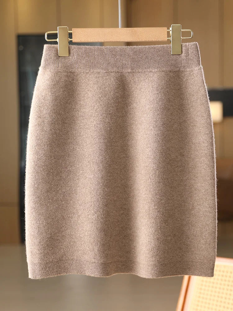 merino wool mini skirt for women winter skirts fall clothes cashmere skirts short knit skirt