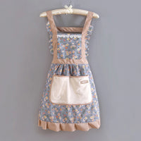 cute girly short apron for women feminine women's cooking aprons kitchen dress