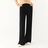 cashmere pants women's knit loungewear wool trousers for women winter pants