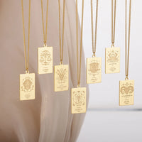 gold silver zodiac necklaces for women zodiac sign pendants gold and silver flat pendants witch jewelry star sign necklaces