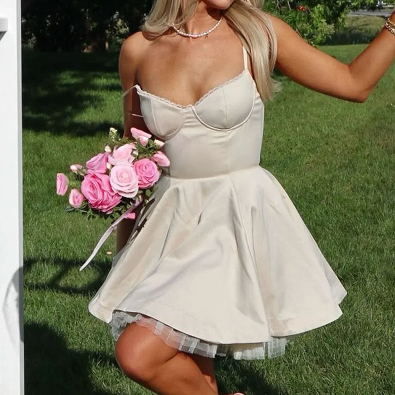 women's lolita dress floral print mini dress summer vacation dresses spaghetti strap short dress