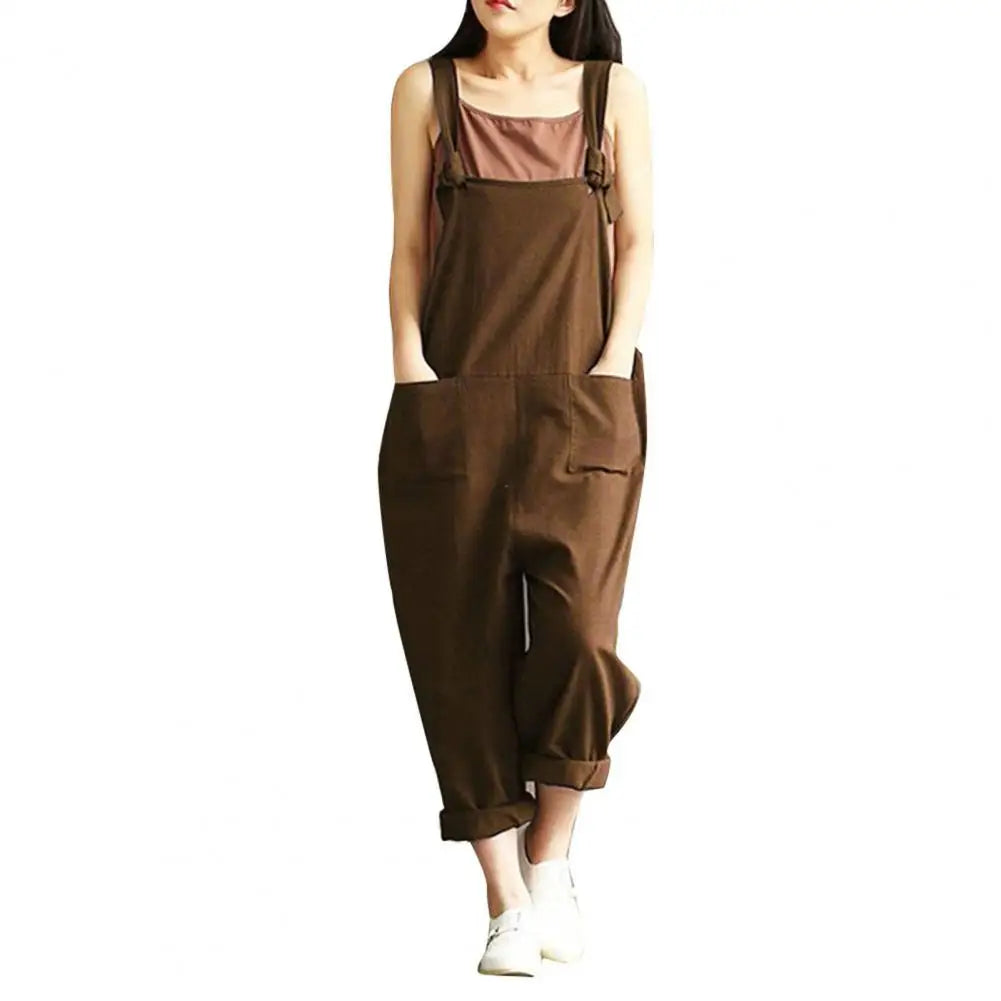 stretchy jumpsuits for women pocket jumpsuit summer loose romper artist jumpsuit utility jumpsuits women's