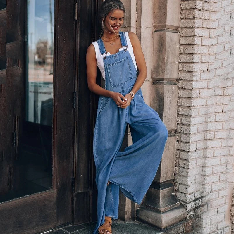 women's denim overalls wide leg jumpsuits denim jumpsuit wide leg overalls wide leg denim