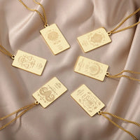 gold silver zodiac necklaces for women zodiac sign pendants gold and silver flat pendants witch jewelry star sign necklaces