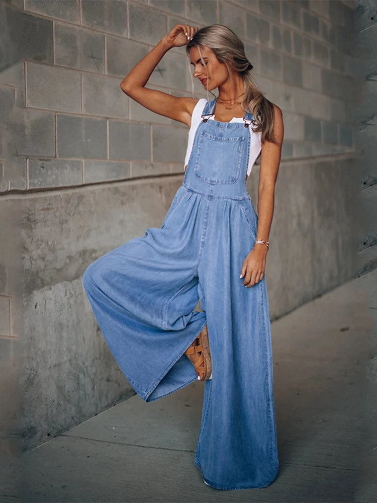 women's denim overalls wide leg jumpsuits denim jumpsuit wide leg overalls wide leg denim