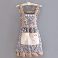 cute girly short apron for women feminine women's cooking aprons kitchen dress