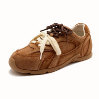 suede sneakers german training shoes for women split leather stylish sneakers for daily wear