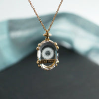 clear crystal women's gold necklaces sun and moon necklace crystal jewelry manifesting gold pendant jewelry