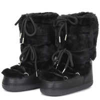 yeti winter faux fur snow boots for women furry boots high fuzzy stylish snow boots